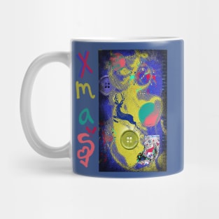 Christmas Blue Royal Mug